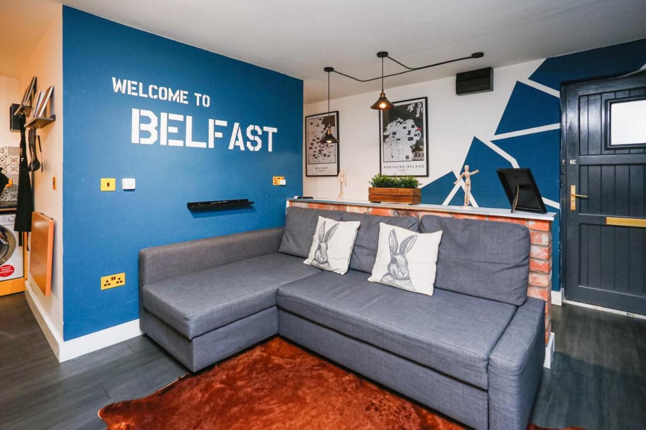 Funky City Apartment - Secure Parking - Wifi - Sleeps 6 - No Parties Belfast Ngoại thất bức ảnh